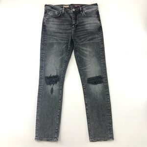 Anthropologie Pilcro Black Wash Vintage Straight Jeans Women's 29W